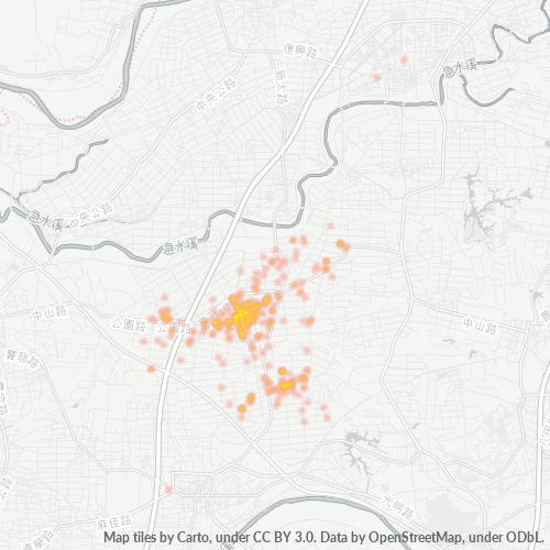 735 商業密度熱圖