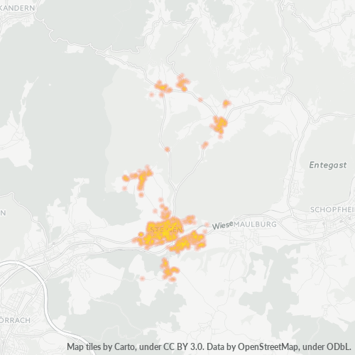 Heatmap für plz 79585