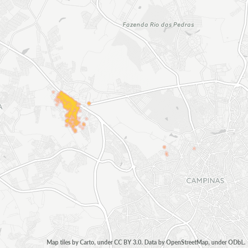 13068-000 Mapa de calor de densidad empresarial