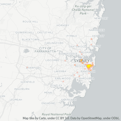 2022 Business Density Heatmap