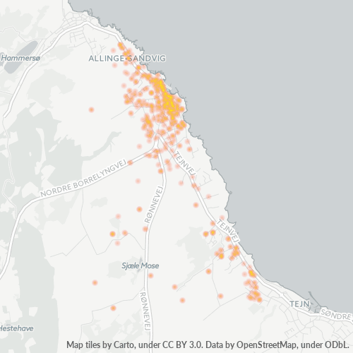 3770 Heatmap over forretningstæthed