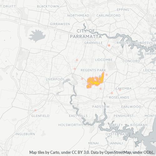 2199 Business Density Heatmap