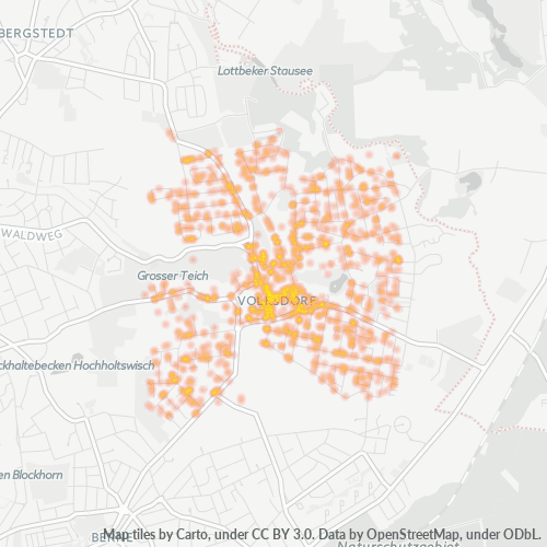 22359 Standortdichte-Heatmap