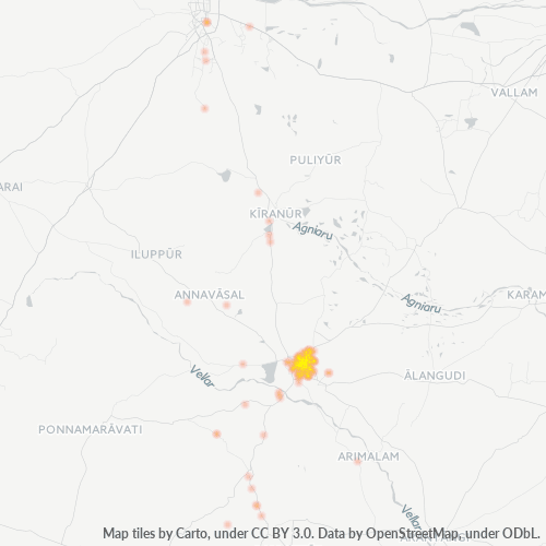 622001 Business Density Heatmap