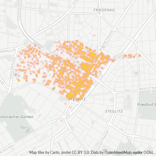 Heatmap für plz 12163