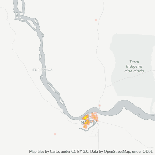 68500-000 Heatmap de Densidade da Empresa