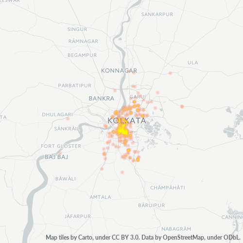 700017 Business Density Heatmap