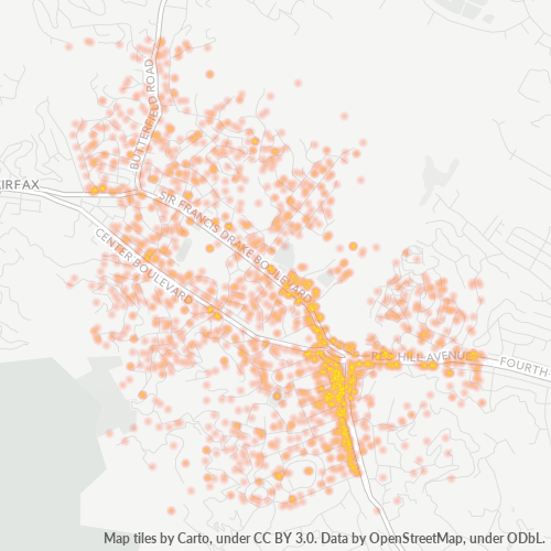 94960 Business Density Heatmap