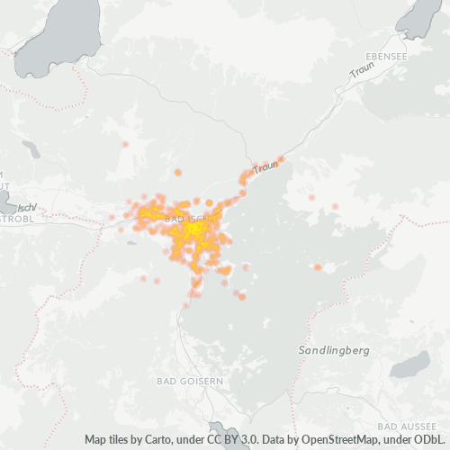 Heatmap für postleitzahl 4820