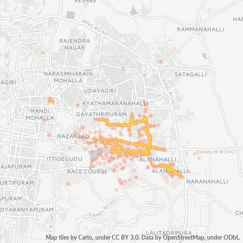 570011 Business Density Heatmap