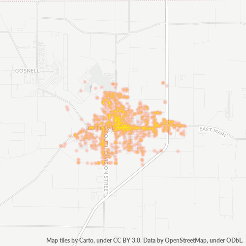 72315 Business Density Heatmap