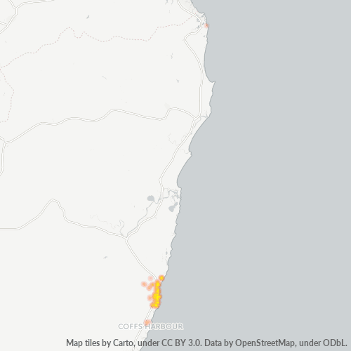 2456 Business Density Heatmap