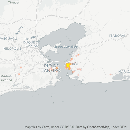 24030-000 Mapa de calor de densidad empresarial