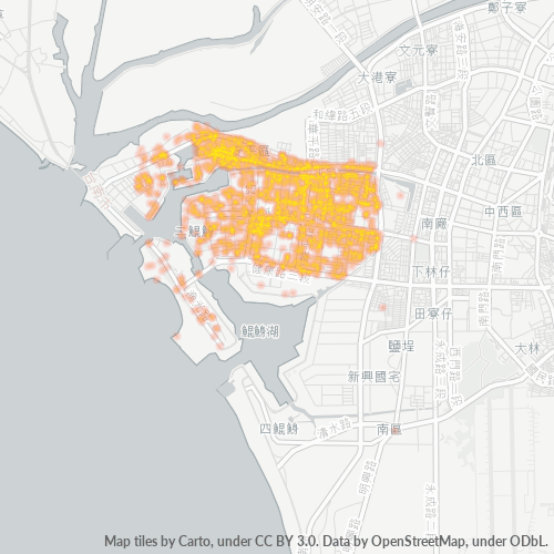 708 商業密度熱圖