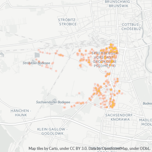 Heatmap für plz 03048