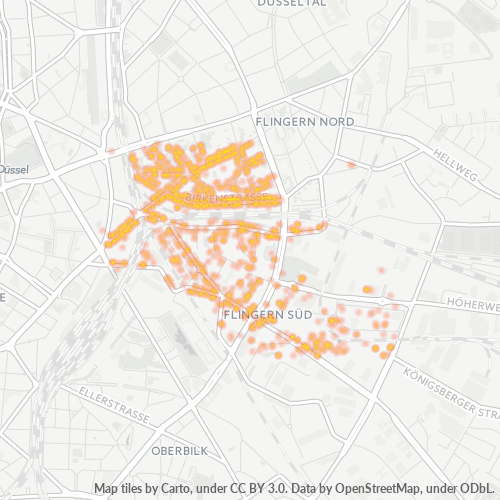 40233 Standortdichte-Heatmap