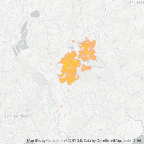 E11 Business Density Heatmap