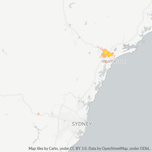 2322 Business Density Heatmap