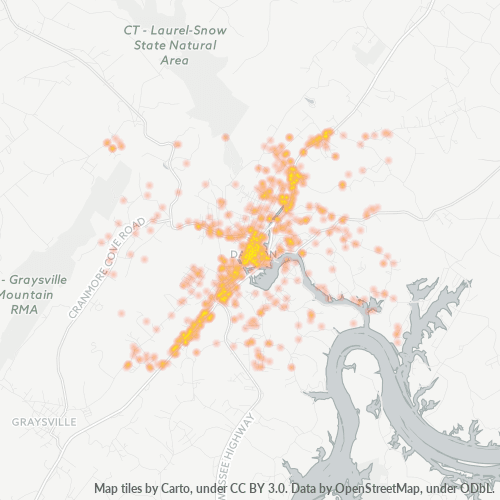 37321 Business Density Heatmap