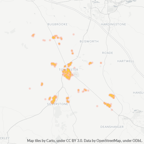 NN12 Business Density Heatmap