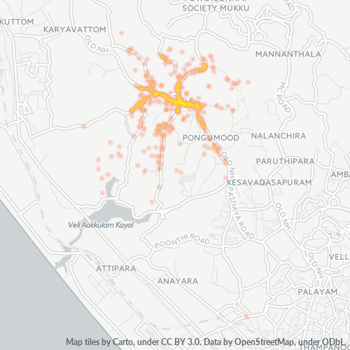 695017 Business Density Heatmap