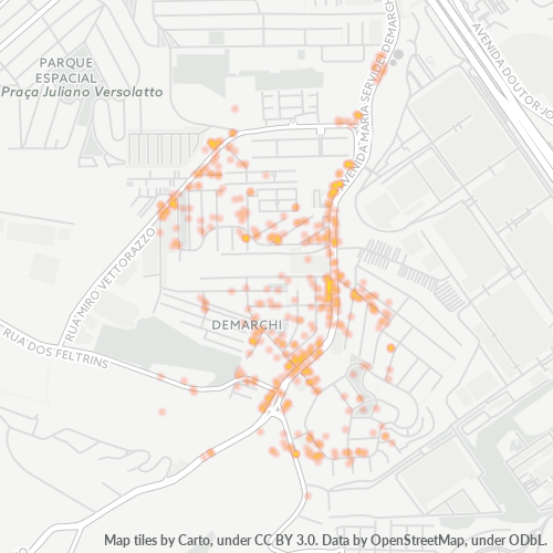 09820-000 Heatmap de Densidade da Empresa