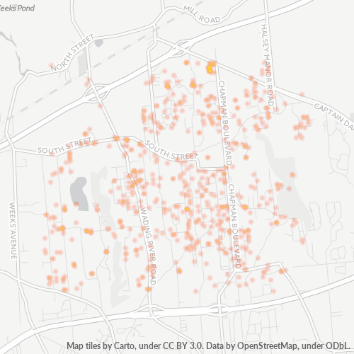 11949 Business Density Heatmap