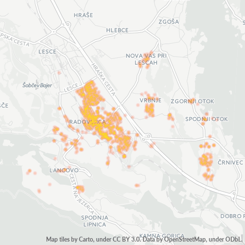 4240 Zemljevid gostote poslovanja