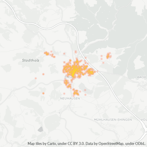 Heatmap für plz 78234