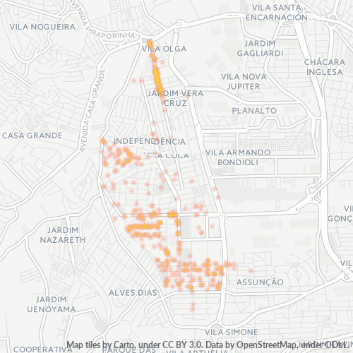 09861-000 Heatmap de Densidade da Empresa