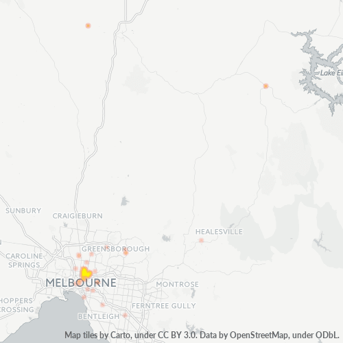 3068 Business Density Heatmap
