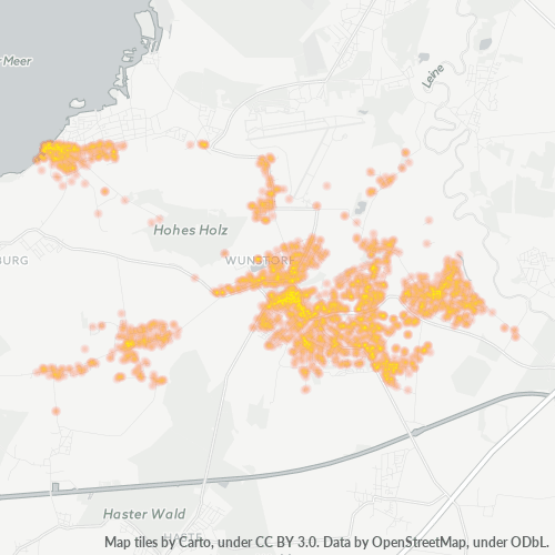 31515 Standortdichte-Heatmap