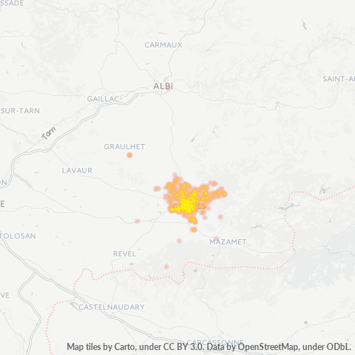 81100 Mapa de densitat de negocis 81100 Mapa de densitat de negocis