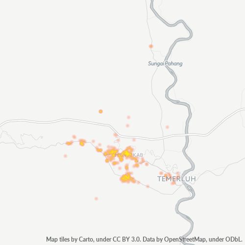 28400 Heatmap Ketumpatan Perniagaan