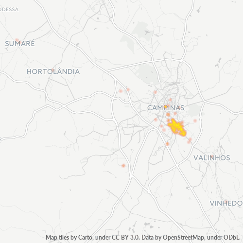 13043-000 Heatmap de Densidade da Empresa