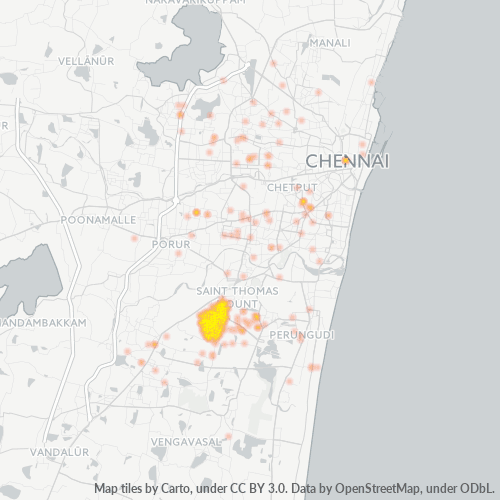 600061 Business Density Heatmap