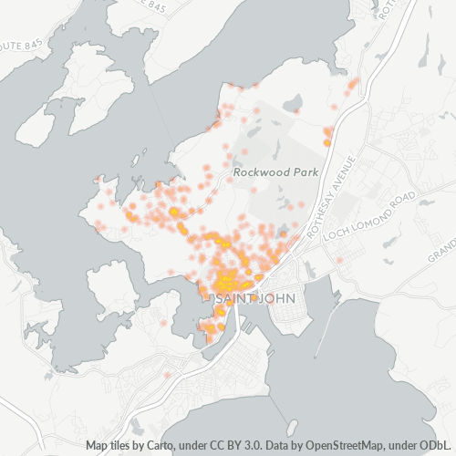 E2K Business Density Heatmap