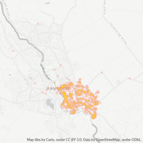 3216 Business Density Heatmap