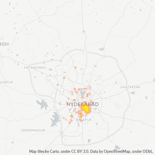 500023 Business Density Heatmap
