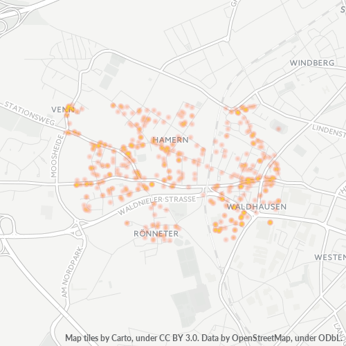 41068 Standortdichte-Heatmap