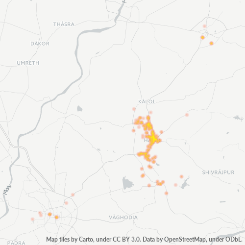 389350 Business Density Heatmap
