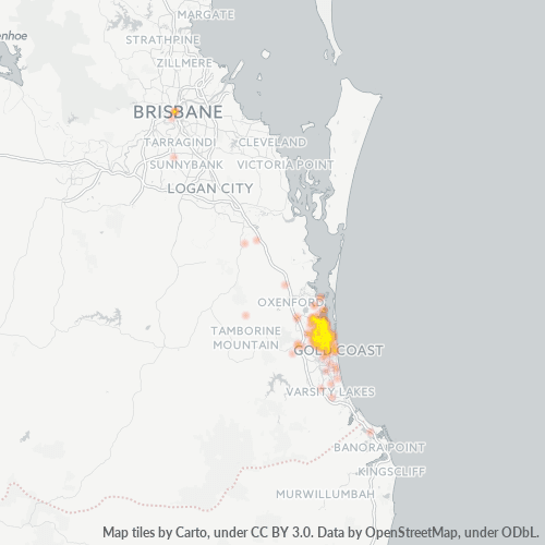 4215 Business Density Heatmap