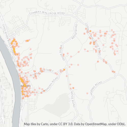 15005 Business Heat Map 15005 Business Heat Map