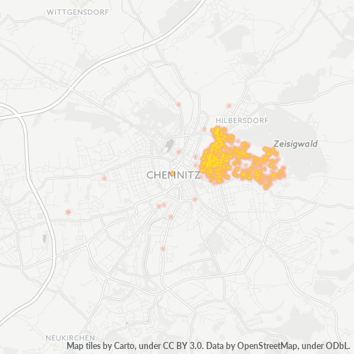 09130 Standortdichte-Heatmap
