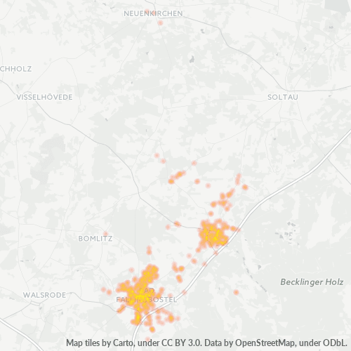 Heatmap für plz 29683