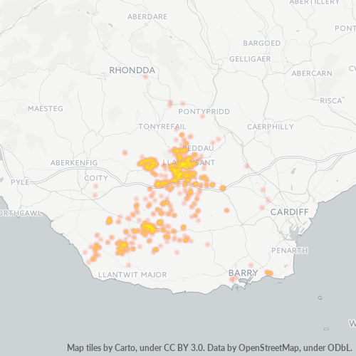 CF7 Business Density Heatmap