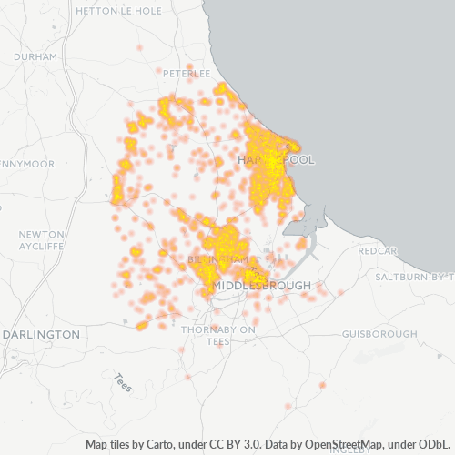 TS2 Business Density Heatmap