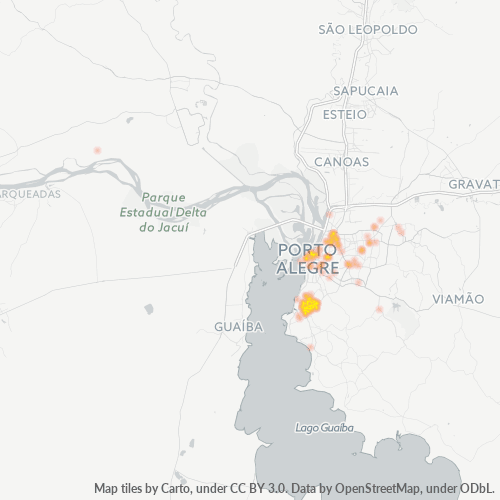90830-000 Heatmap de Densidade da Empresa