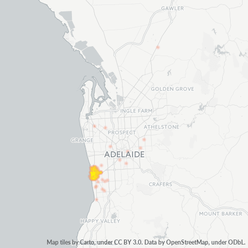 5045 Business Density Heatmap