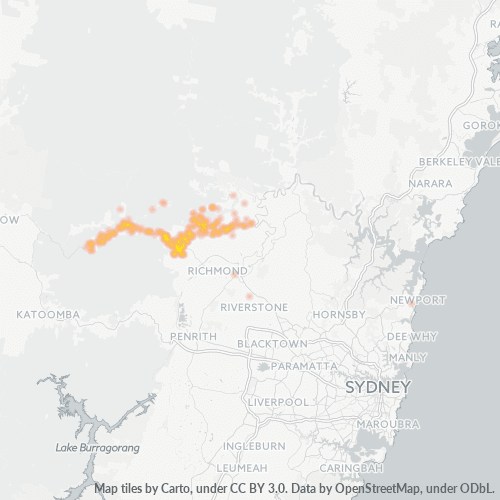 2758 Business Density Heatmap
